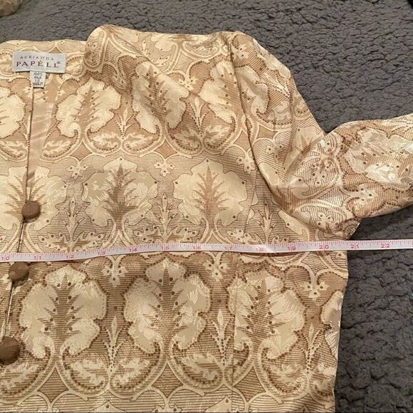 Adrianna Papell Silk Blazer Size 12 Woman’s Evening Wear - Picture 10 of 15